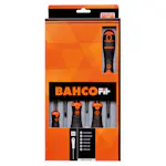 Skruvmejselsats Bahco SP/PH/PZ 6-Delar