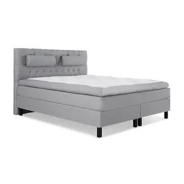 Kontinentalsäng Bedly Sängpaket Lucky Diamant 180x200 Memory Grå