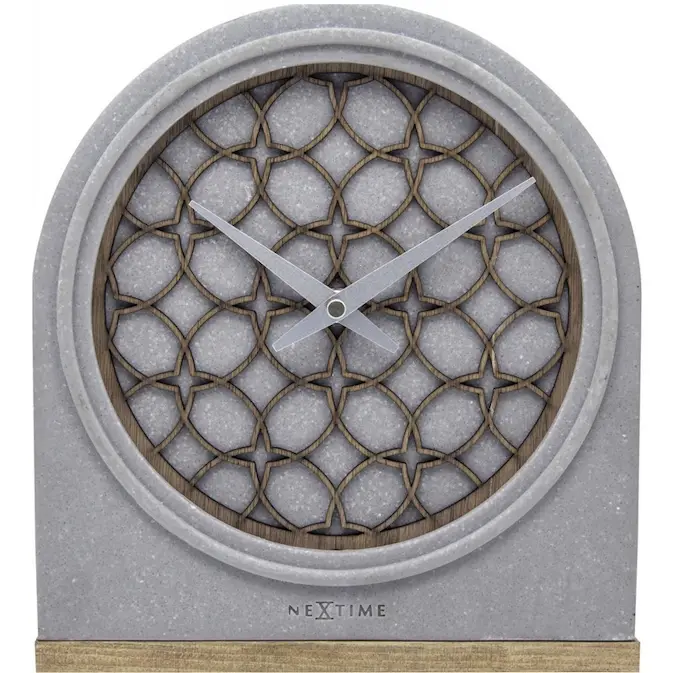 Bordsklocka NeXtime Concrete Love Table