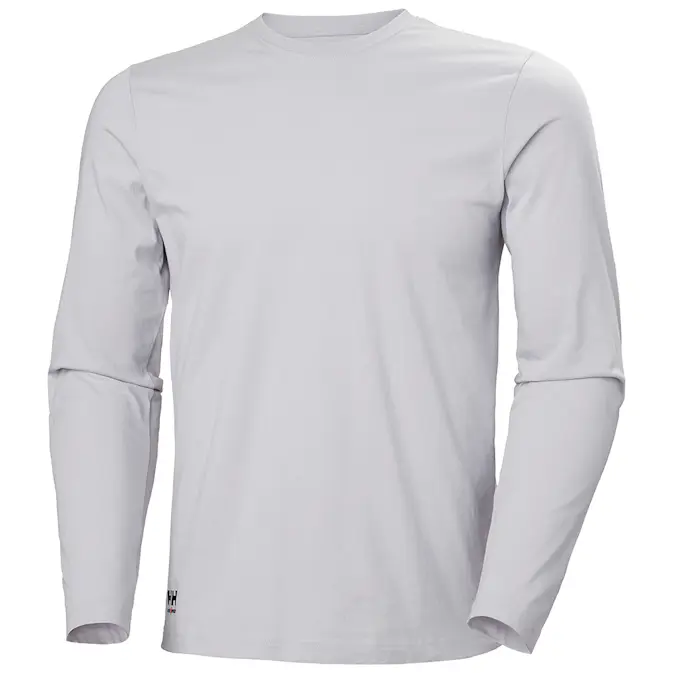 T-Shirt Helly Hansen Workwear 79169 L.Grå Långärm Manchester