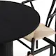 Matgrupp Bark Kopparbo Runt Matbord 106 cm med 4 Dastoori Matstol
