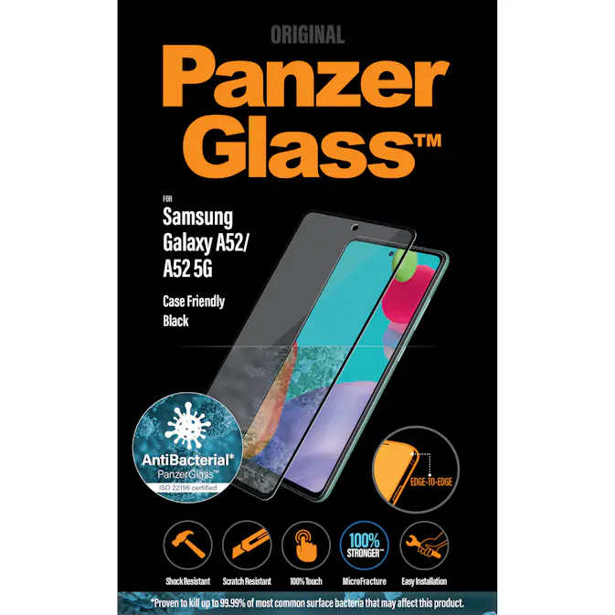 Skärmskydd Panzerglass Samsung Galaxy A52/A52 5G Case Friendly