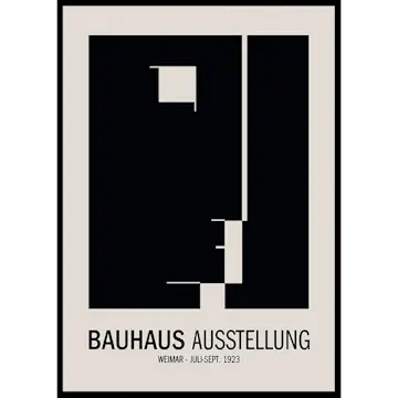 Poster Gallerix Bauhaus Ausstellung No3