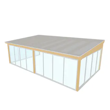 Komplett Uterum Landskap Skimra Förlängd Sommar