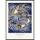 Poster Gallerix Carp In Waves Fukasa