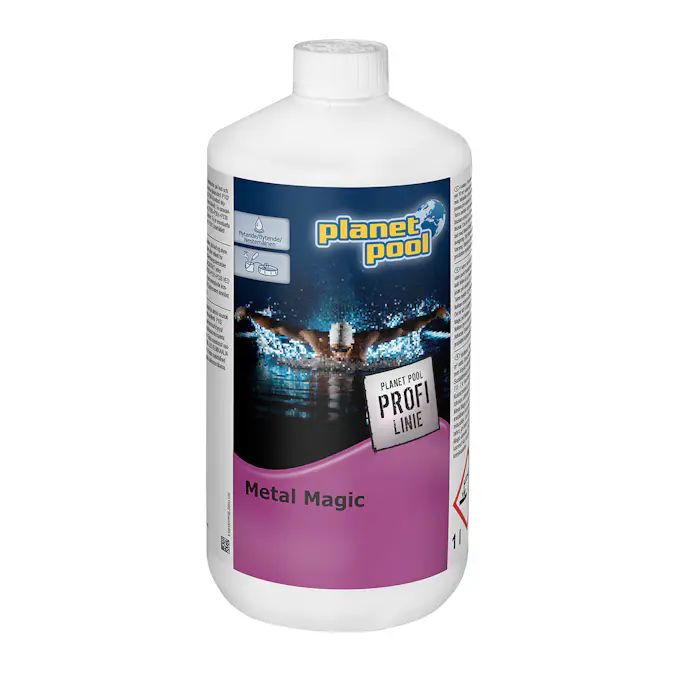 Poolrengöring Planet Pool Metalmagic 1 L