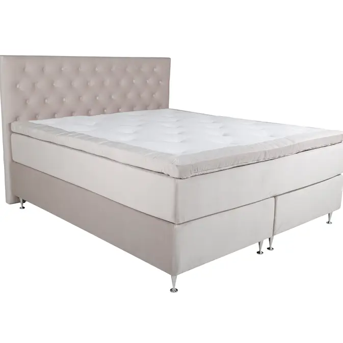 Kontinentalsäng Venture Home Frösslunda Sammet med Sänggavel Föra