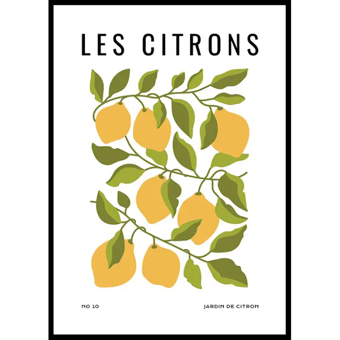 Poster Gallerix Les Citrons