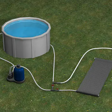Solvärmare Planet Pool Solfångare för Ovanmarkspool