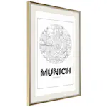 Poster Artgeist Affisch Retro Munich