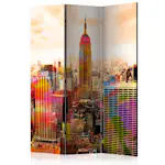 Rumsavdelare Skärmvägg Arkiio Colors Of New York City III 135x172 cm