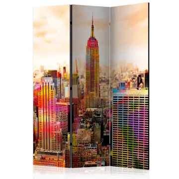Rumsavdelare Skärmvägg Arkiio Colors Of New York City III 135x172 cm