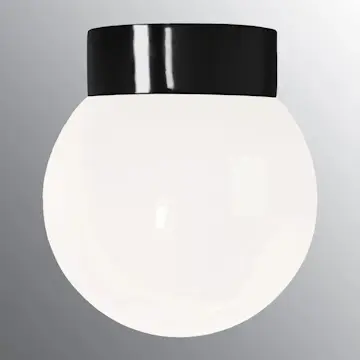 Vägg-/Taklampa Ifö Electric Classic Glob 200 Blank Rak IP44 E27