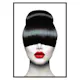 Poster Gallerix Red Lips Hair Cut