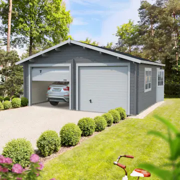 Garage Palmako Roger 28,4 m2 med Takskjutport