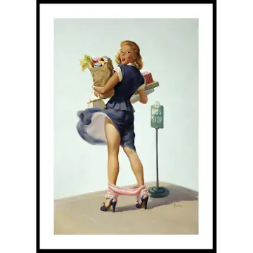 Poster Gallerix Vintage Shopper