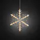 Dekorationsbelysning Gnosjö Konstsmide Snöflinga