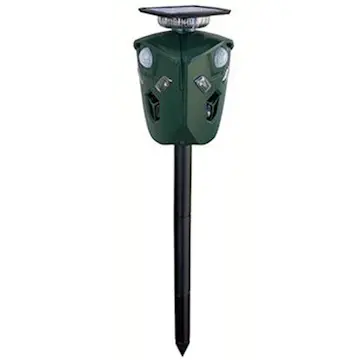 Ultraljudsskrämmare Ryom PIR360 Musskrämma & Råttskrämma med Larm för Trädgård