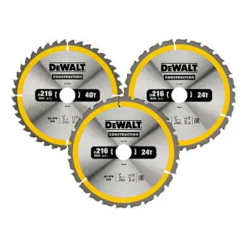 Cirkelsågklinga DeWalt DT1962 216 mm 3-Pack