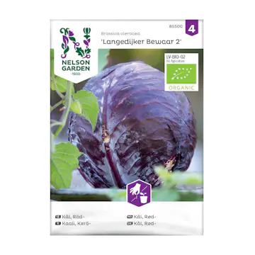 Frö Rödkål Nelson Garden Langedijker Bewaar 2 Organic