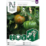 Frö Nelson Garden Tomat Hög Green Zebra