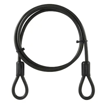 Låswire Millers Öglor Svart 8 mm