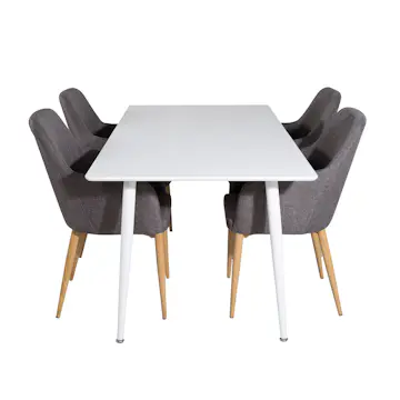 Matgrupp Venture Home Pobbie med 4 Corina Stolar Polyestertyg