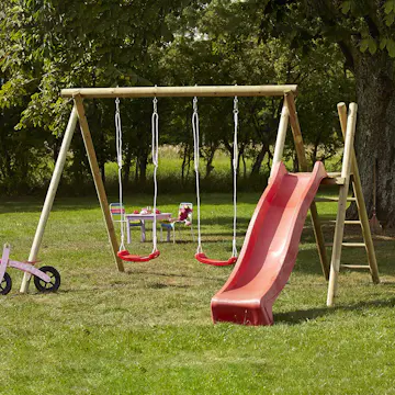 Gungställning PLUS med Påbyggnad och Gungor