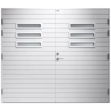 Garagedörr Diplomat Ingela Klarglas