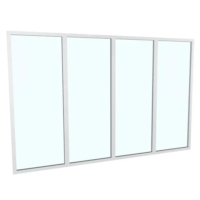 Fast Väggparti Landskap Robust Året runt 4-del