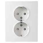 Vägguttag Elko Plus 2-Vägs Jordat Skruv