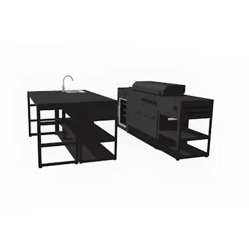 Fristående Utekök Myoutdoorkitchen Nordic Line Aarhus