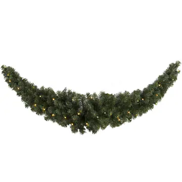 Grangirlang Star Trading Ottawa LED-Girlang i Grön, 1,5 m