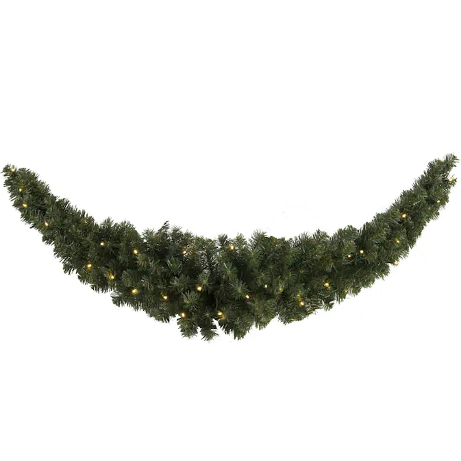 Grangirlang Star Trading Ottawa LED-Girlang i Grön, 1,5 m