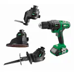 4-I-1 Verktyg Voltgear Plus 20V Med 2Ah Batteri & Laddare