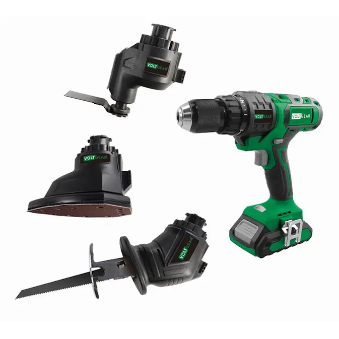 4-I-1 Verktyg Voltgear Plus 20V Med 2Ah Batteri & Laddare