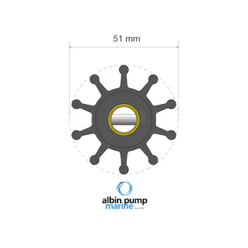 Impellerkit Albin Group Marine Premium 06-01-010