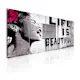 Tavla Arkiio Banksy Life Is Beautiful
