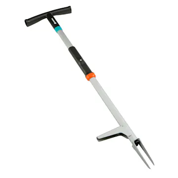 Ogräsupptagare Gardena med Fotstöd