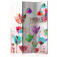 Rumsavdelare Skärmvägg Arkiio Colorful Tulips 135x172 cm