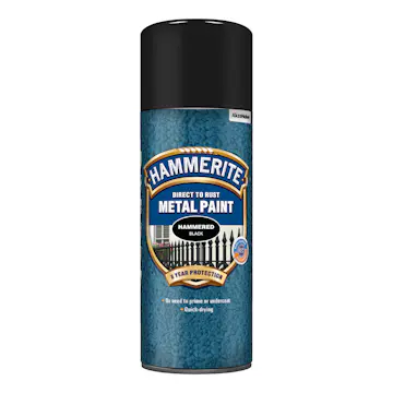 Rostskyddsfärg Hammerite Hammarlack Svart Spray 400ml
