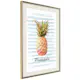Poster Artgeist Affisch Pineapple and Stripes