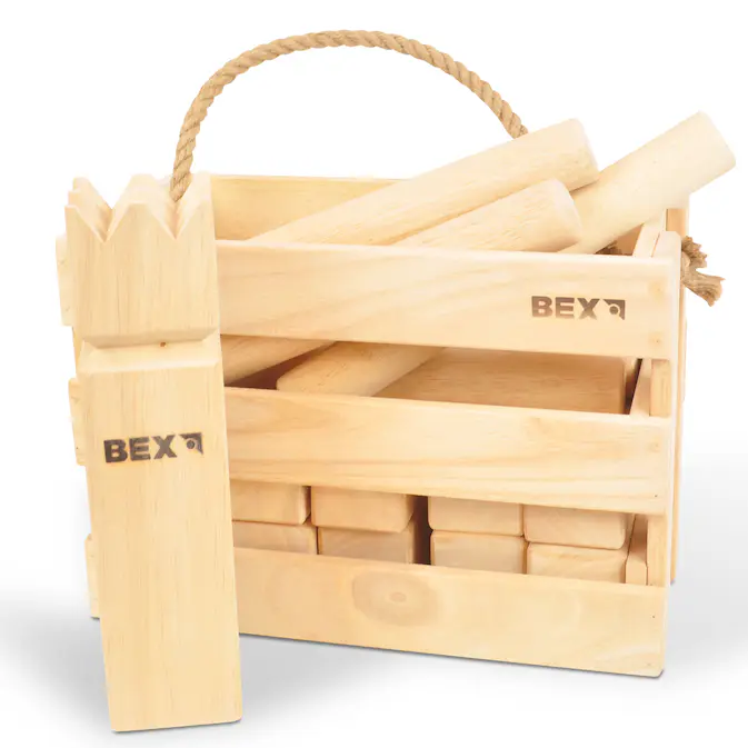 Utomhusspel Bex Original Kubbspel i Trälåda