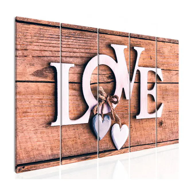 Tavla Arkiio Wooden Letters Narrow 5 delar