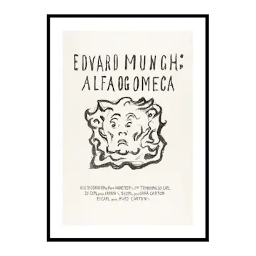 Poster Gallerix Alpha And Omega By Edvard Munch