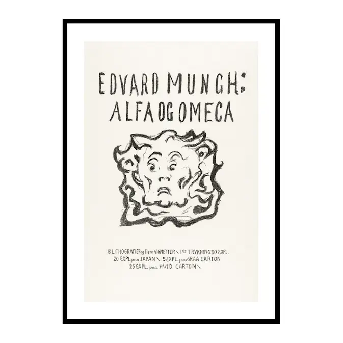 Poster Gallerix Alpha And Omega By Edvard Munch