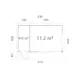 Stuga Palmako Andrea 15,9 m² Slide Plus (inv. 15,2 m²)