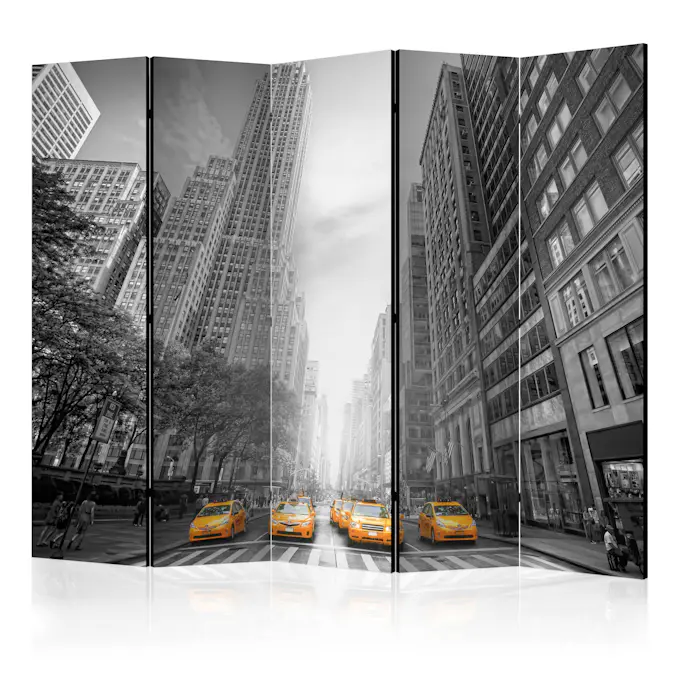 Rumsavdelare Skärmvägg Arkiio New York Yellow Taxis II 225x172 cm