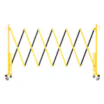 Avgränsare R&R Solutions Expanderbar Mobil Gul/Svart