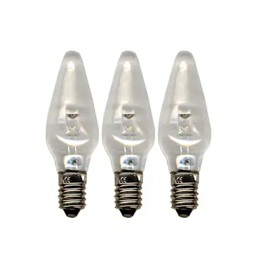 LED-Reservlampa Star Trading Universal LED E10 Klar 3-pack för Inomhusbruk